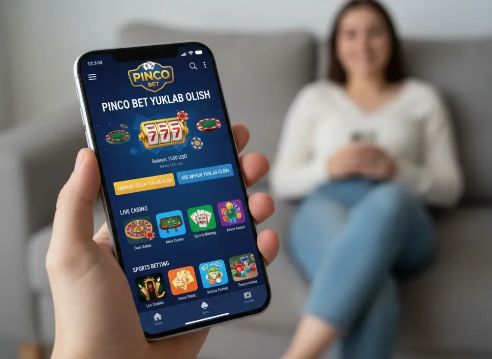 Pinco bet app orqali tikish va yuklab olish qo'llanmasi