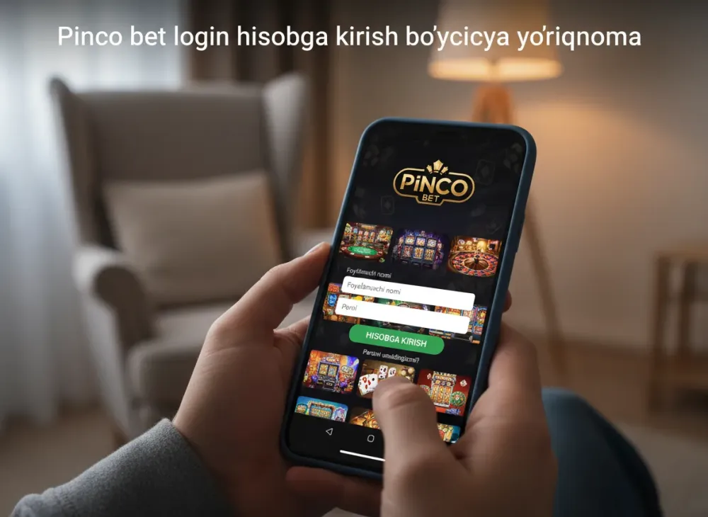 Pinco bet login uchun hisobga kirish qo‘llanmasi